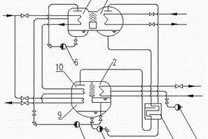具有雙發生器的第二類吸收式熱泵機組