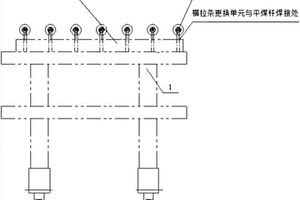 焦爐頂部橫拉條更換裝置