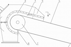 節能環保型密封式皮帶機下料頭罩