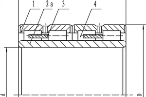 軋機用長壽命新型四列圓柱滾子軸承