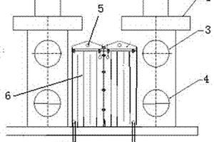 大方坯連鑄機拉矯機組合式水冷護罩