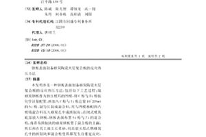 鋼板表面制備蜂窩陶瓷夾層復合板的反應熱壓方法
