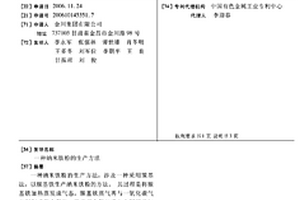 納米鐵粉的生產方法