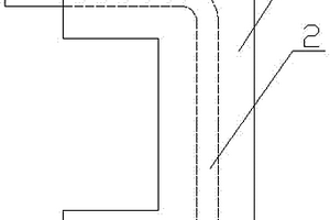礦熱爐用銅基體內鑄入鋼管的冷卻板的鑄造方法