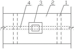 單軌梁預留洞封堵結構