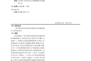 石墨發熱體加熱爐內碳素材料表面制備SiC涂層的方法