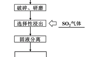 利用SO<Sub>2</Sub>氣體選擇性浸出硼鎂礦的方法