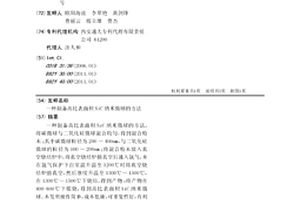 制備高比表面積SiC納米微球的方法