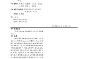 高導電高耐磨的銅鉬合金材料及其制備方法