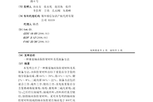 鎳基軸承保持架材料及其制備方法