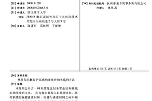熱蒸發法制備孿晶結構碳化硅納米線的方法