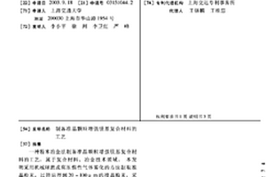 制備準晶顆粒增強鎂基復合材料的工藝