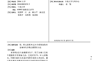鈦、鋁元素粉末反應合成制備鈦鋁金屬間化合物過濾膜的方法