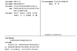 鐵鉻鋁燒結纖維氈的制備方法