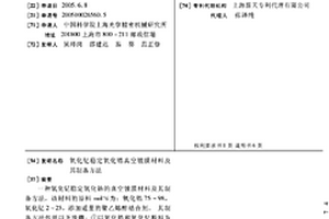 氧化釔穩定氧化鋯真空鍍膜材料及其制備方法