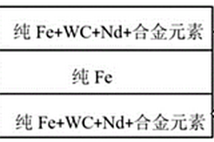 稀土附著碳化鎢顆粒增強鐵基表層復合材料的制備方法