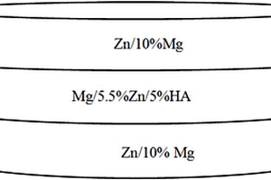 鋅鎂功能梯度生物復合材料的制備方法