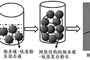 網絡結構的納米碳-鈦基復合粉末及其應用