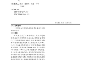 管板加工用鉆頭超細硬質合金刀片材料的制備方法