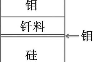 場發射器件中鉬與硅基底焊接的方法