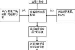 表面滲碳硬質合金的原位制備方法