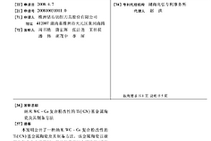 納米WC-CO復合粉改性的TI(CN)基金屬陶瓷及其制備方法