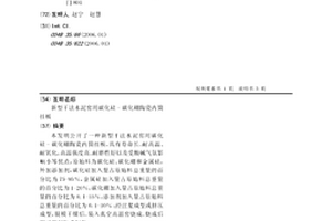 新型干法水泥窯用碳化硅-碳化硼陶瓷內筒掛板