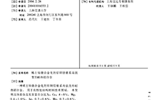 稀土鈰微合金化的鋁銅鎂銀系高強變形耐熱鋁合金
