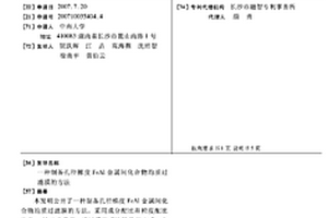 制備孔徑梯度FEAL金屬間化合物均質過濾膜的方法