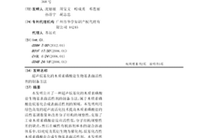 超聲烷基化的木質素磺酸鹽生物基表面活性劑的制備方法