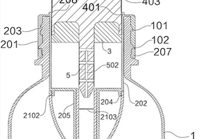 蓋外操作的活塞加壓釋放式容器封閉裝置，包裝容器及其應用
