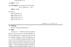 納米光學節能燈反射罩制造方法