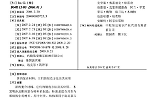 新的復合材料、它們的制造方法及其應用