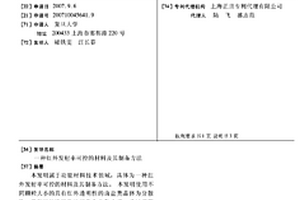 紅外發射率可控的材料及其制備方法