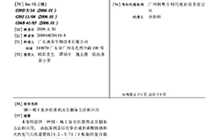 銅-稀土復合抗菌劑及其制備方法和應用