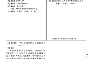 三維點陣納米結構電極及其制備方法