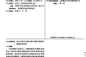 具有自清潔功能的納米界面分離網及其制法和用途