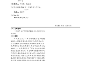兩性分子改性的鈣鈦礦光電功能材料及其應用