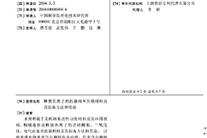 釋放負離子的抗菌納米負載材料及其制備方法和用途
