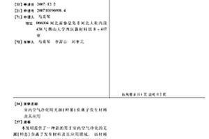 室內空氣凈化用無源(羥基)負離子發生材料及其應用