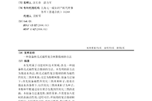 制備核殼式磁性復合樹脂微球的方法