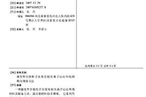 激發型含能粒子高效發射負離子遠紅外線材料及制備方法