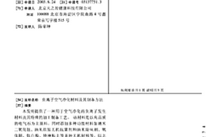 負離子空氣凈化材料及其制備方法