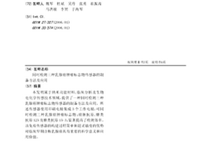 同時檢測三種乳腺癌腫瘤標志物傳感器的制備方法及應用