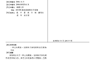 己內酰胺-無機粒子雜化材料及其制備方法