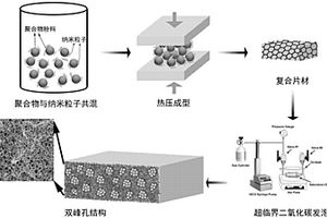 具有雙峰孔結構的聚合物微孔發泡材料及其制備方法