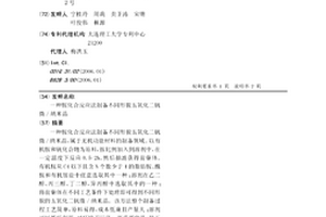 胺化合反應法制備不同形貌五氧化二釩微/納米晶
