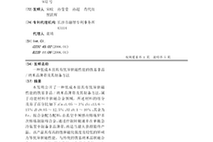 低成本且具有優異軟磁性能的鐵基非晶/納米晶薄帶及其制備方法