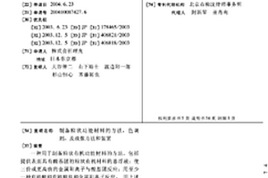 制備粒狀功能材料的方法,色調劑,及成像方法和裝置