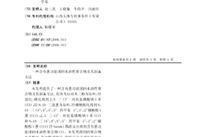 含有蒽功能團的水溶性聚合物及其制備方法